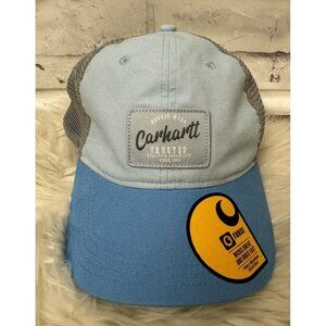 Carhartt Force AH5788-W Canvas‎ Mesh Back Cap Blue Women’s One Size New W Tag